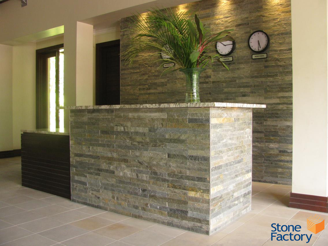 Silver Shine Slate Natural